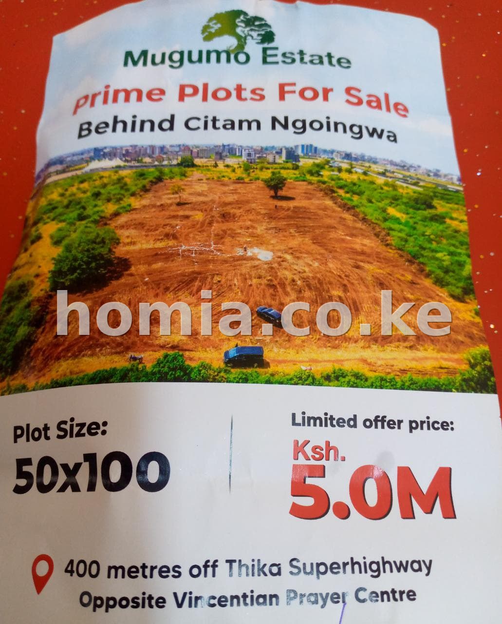 Prime commercial plots for sale Thika road